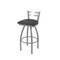 Holland Bar Stool Co OD411 Jackie Low Back Stainless Steel 25 Swivel Outdoor Counter Stool with Breeze Graphite Seat OD41125SSOD003 - alternate 1